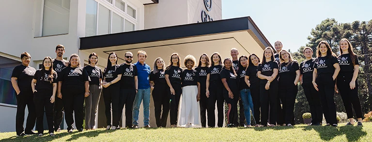 A equipe da Gramado Clínica de Olhos reunida