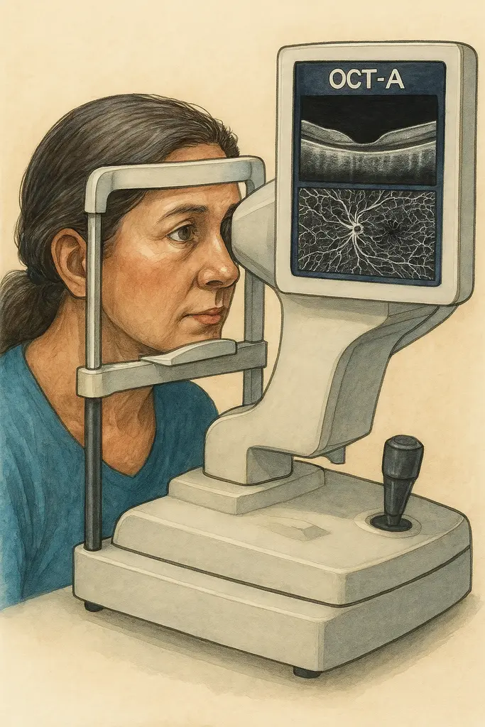 Equipamento de OCT-A (Angiotomografia)